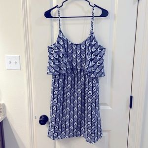 Navy blue dress.  Condition:good. Size: XL